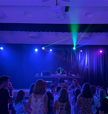 Giant Video Screen at GlowJam